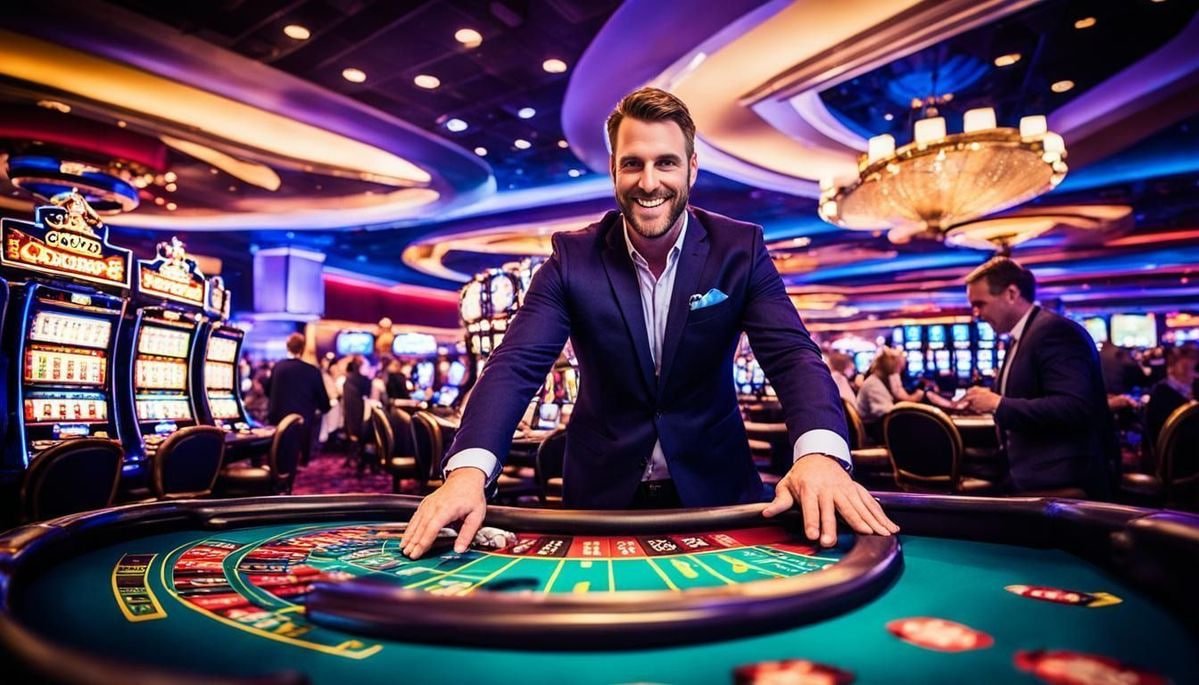 Fitur bonus Bigger Bass Bonanza dengan putaran gratis dan pengali hadiah yang ditampilkan